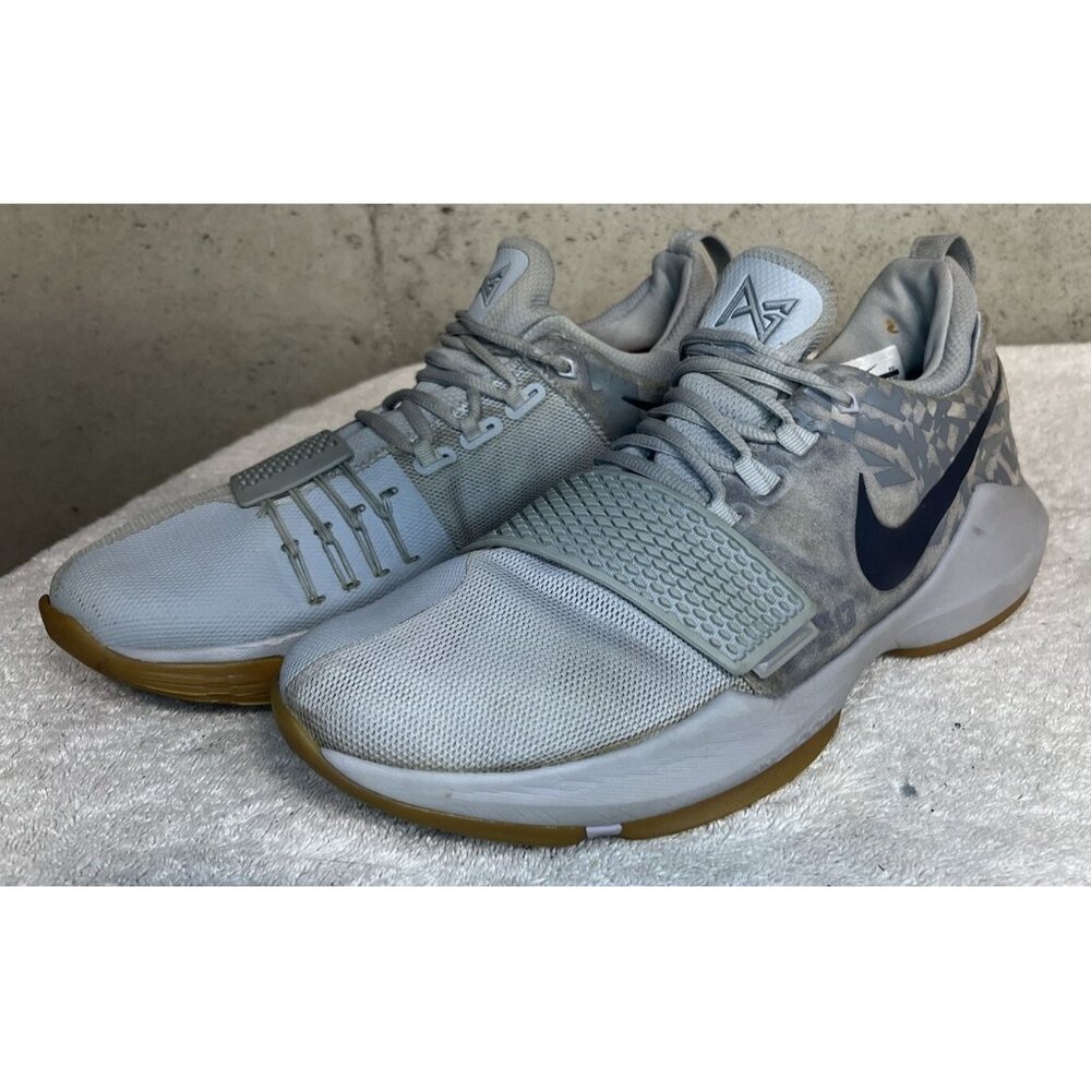 NIKE PG 1 SUPERSTITION PAUL GEORGE BASKETBALL SHOES GREY RARE 878627-009 SIZE 11